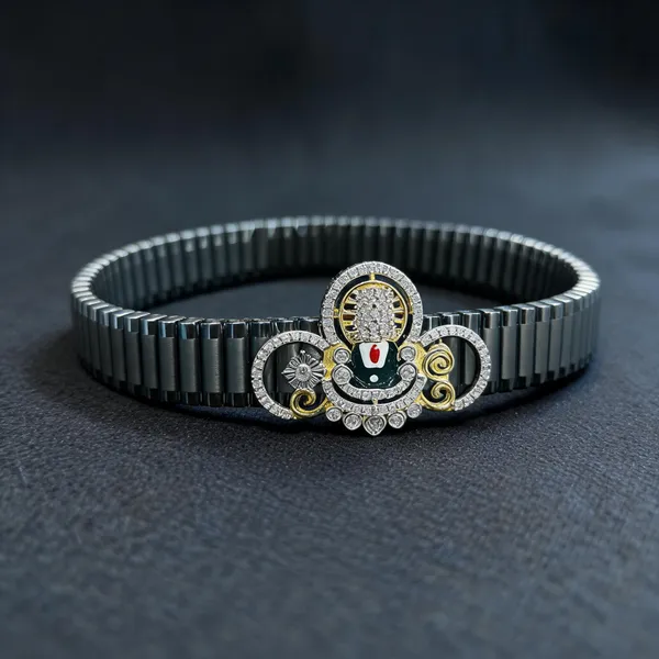 White_925_Silver_Stretchable_Bracelet_Band_For_Jewellery
