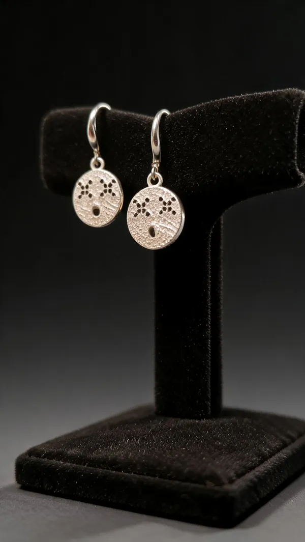 White_925_Silver_Drop_Earrings_For_Jewellery