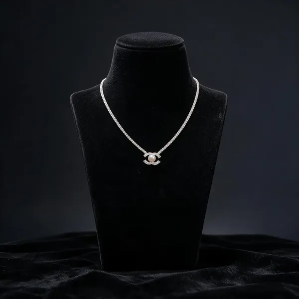 White_925_Silver_Pendant_Necklace_For_Jewellery