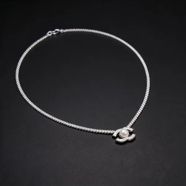White_925_Silver_Pendant_Necklace_For_Jewellery