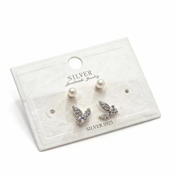 White_925_Silver_Stud_Earrings_For_Jewellery