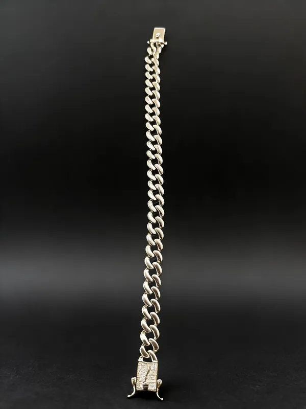 White_925_Silver_Bracelet_For_Jewellery