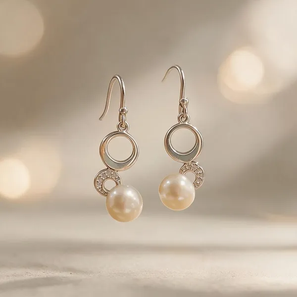 White_925_Silver_Drop_Earrings_For_Jewellery