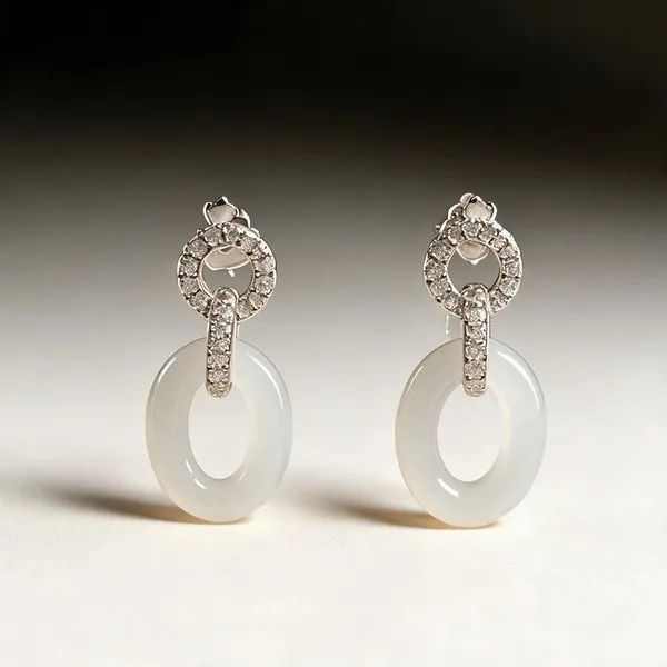 White_925_Silver_Drop_Earrings_For_Jewellery
