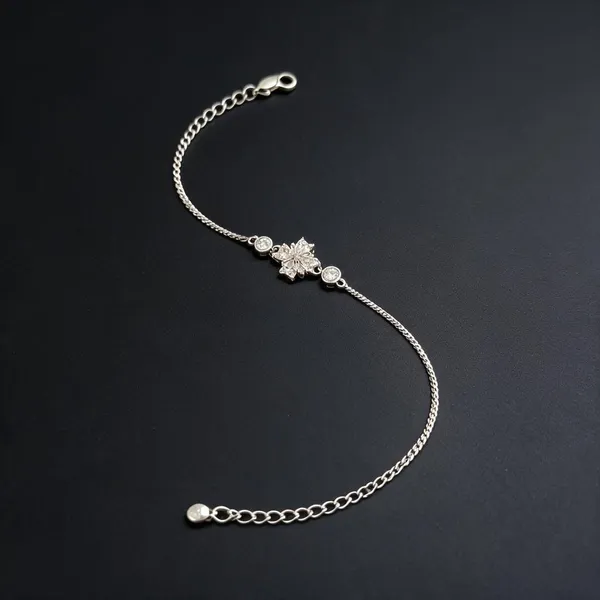 White_925_Silver_Bracelet_For_Jewellery