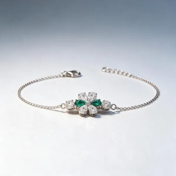 White_925_Silver_Bracelet_For_Jewellery