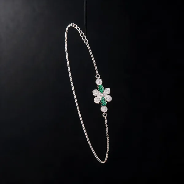 White_925_Silver_Bracelet_For_Jewellery