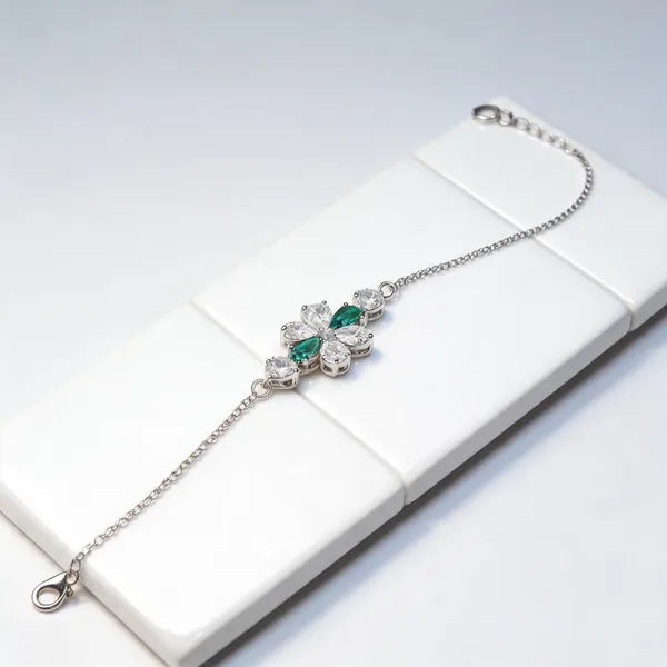 White_925_Silver_Bracelet_For_Jewellery
