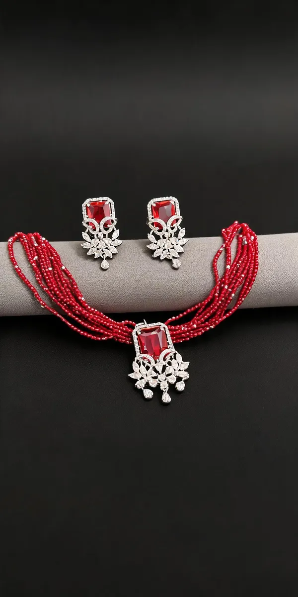 White_925_Silver_Necklace_Set_For_Jewellery