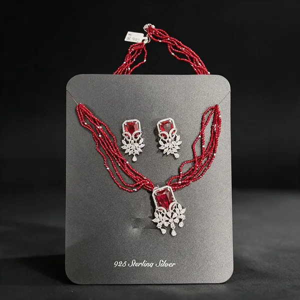 White_925_Silver_Necklace_Set_For_Jewellery
