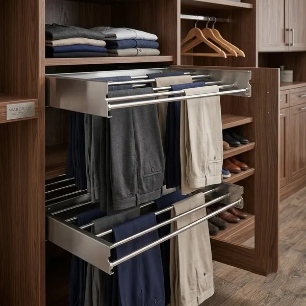 stainless_steel_Pull-Out_Multi-Tier_Trouser_Rack