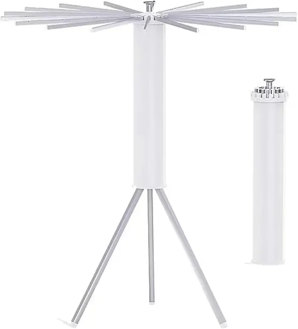 White_Multi-Blade_Tripod_Clothes_Drying_Rack