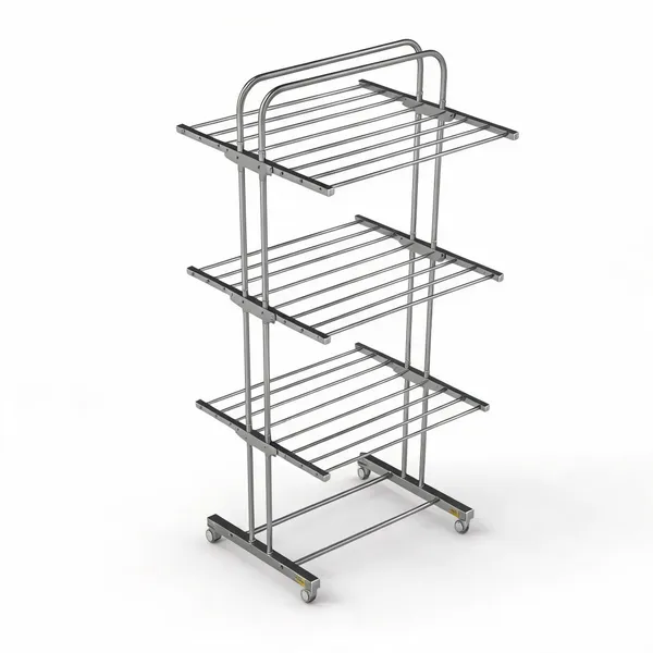 stainless_steel_Three_Tier_Wheeled_Clothes_Drying_Rack