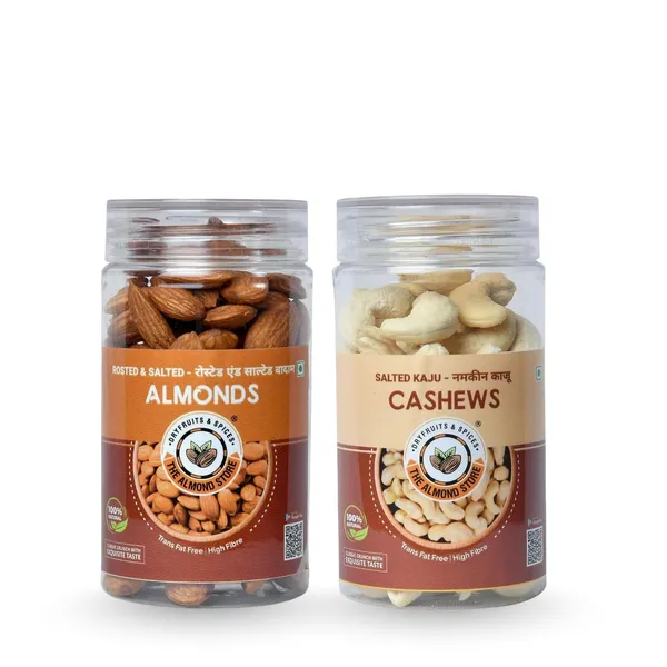 The_Almond_Store_Salted_Cashews_100_Gm_And_Salted_Almonds_120_Gm_Combo