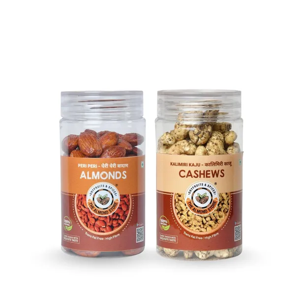 The_Almond_Store_Kalimiri_Cashews_100_Gm_And_Peri_Peri_Almonds_120_Gm_Combo