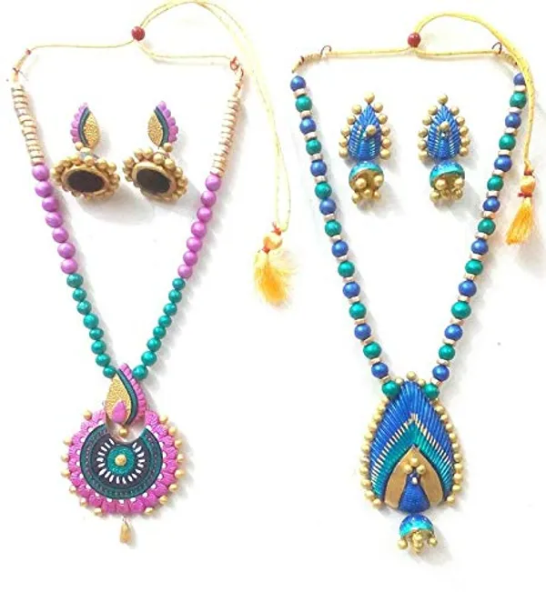 Terracotta_Necklace_And_Earrings_Set