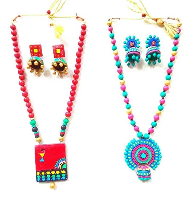 Terracotta_Necklace_And_Earrings_Set