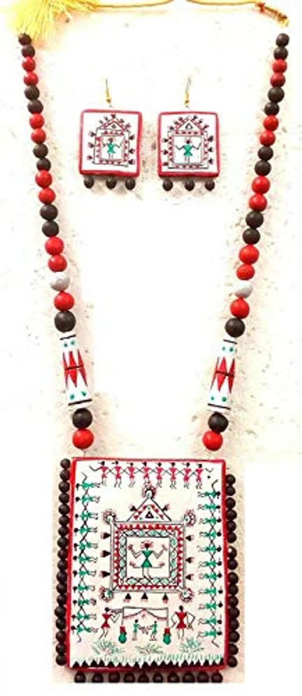 Terracotta_Warli_Necklace