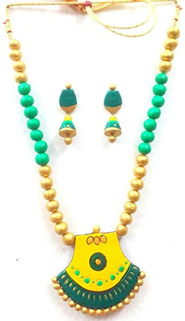 Terracotta_Necklace_Earring_Set