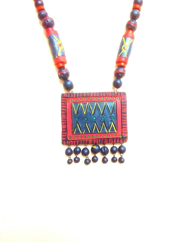 Terracotta_Hand_Painted_Jewellery_Set