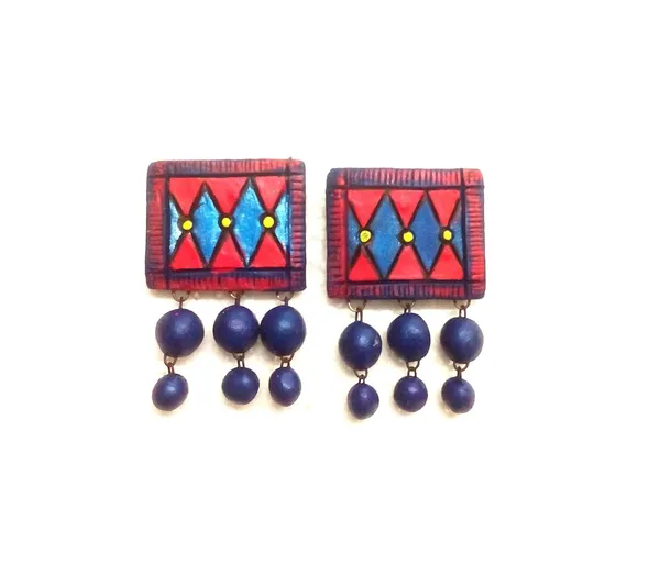 Terracotta_Hand_Painted_Jewellery_Set