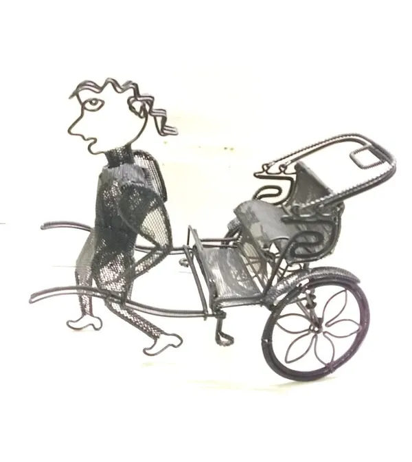 Metal_Rickshaw_Showpiece