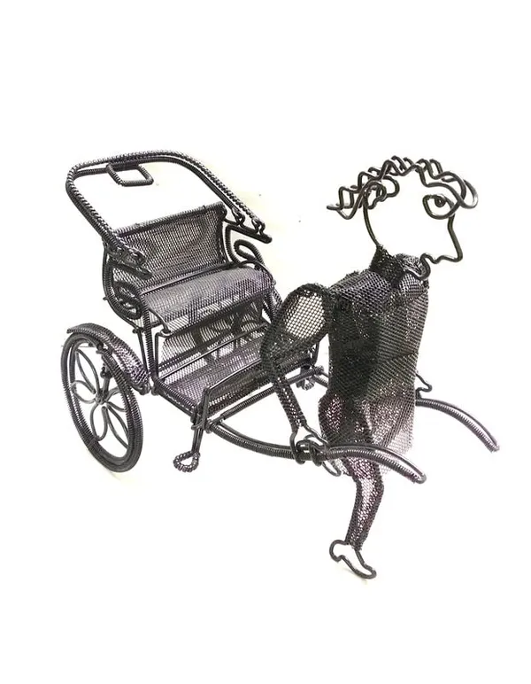 Metal_Rickshaw_Showpiece