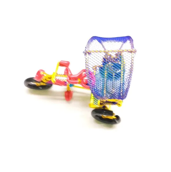Metallic_Rickshaw_Showpiece