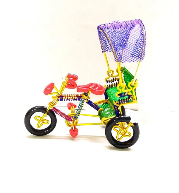 Metallic_Rickshaw_Showpiece