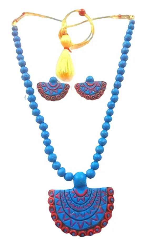 Women_S_Handmade_Terracotta_Hand_Painted_Jewellery_Set