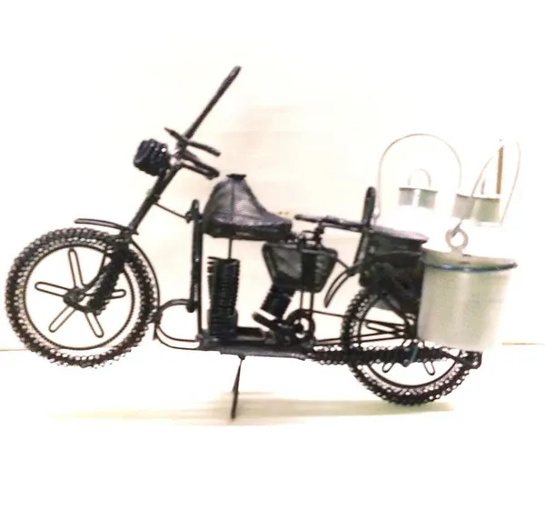 Metal_And_Wood_Bicycle_Showpiece