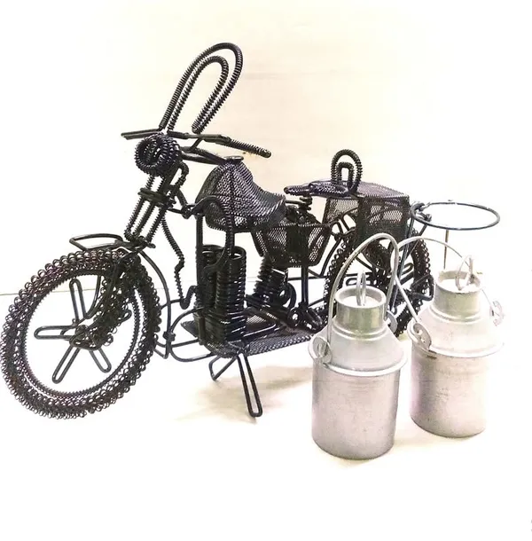 Metal_And_Wood_Bicycle_Showpiece
