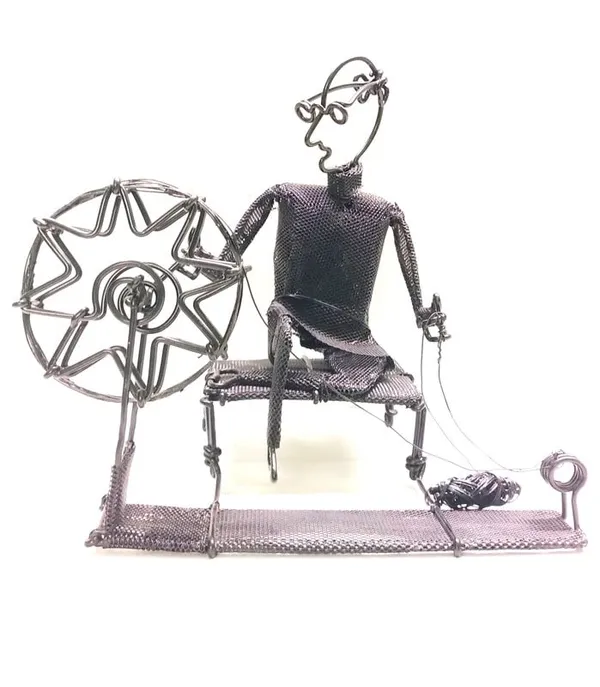 Metallic_Rickshaw_Showpiece