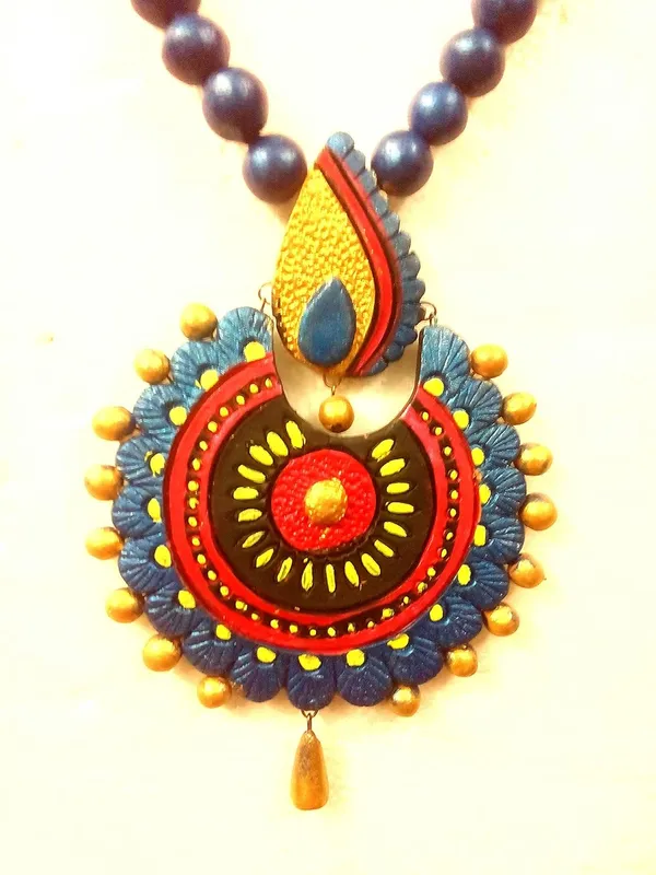 Terracotta_Hand_Painted_Jewellery_Set
