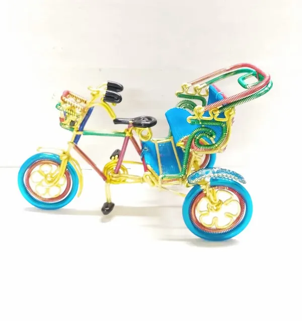 Metal_And_Wood_Rickshaw_Showpiece
