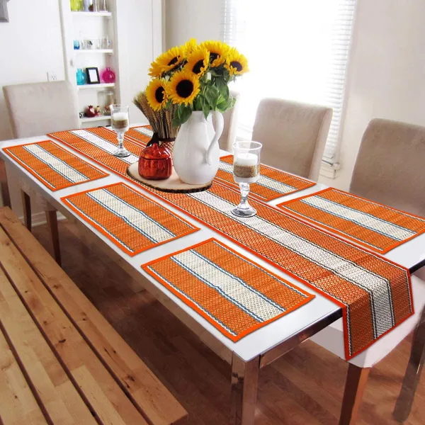 River_Grass_Dining_Table_Place_Mats_With_Runner