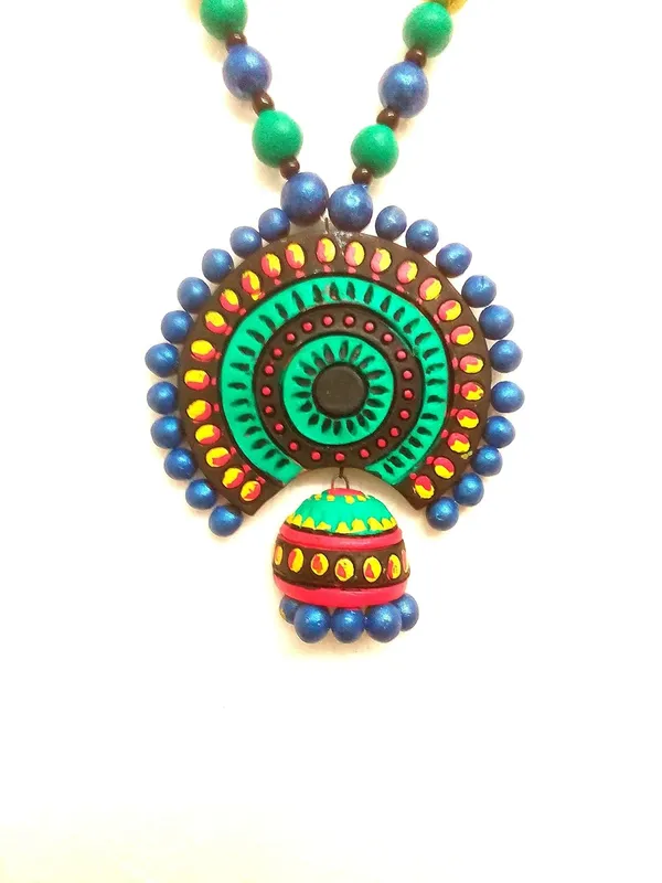 Women_S_Handmade_Terracotta_Hand_Painted_Jewellery_Set