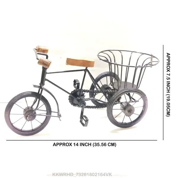 Metal_And_Wood_Rickshaw_Showpiece