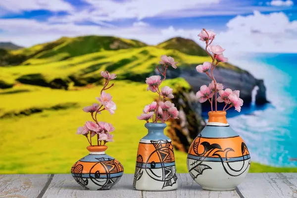 Terracotta_Madhubani_Printed_Flower_Vase