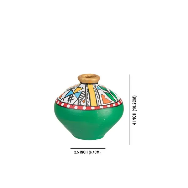 Terracotta_Warli_Printed_Flower_Vase