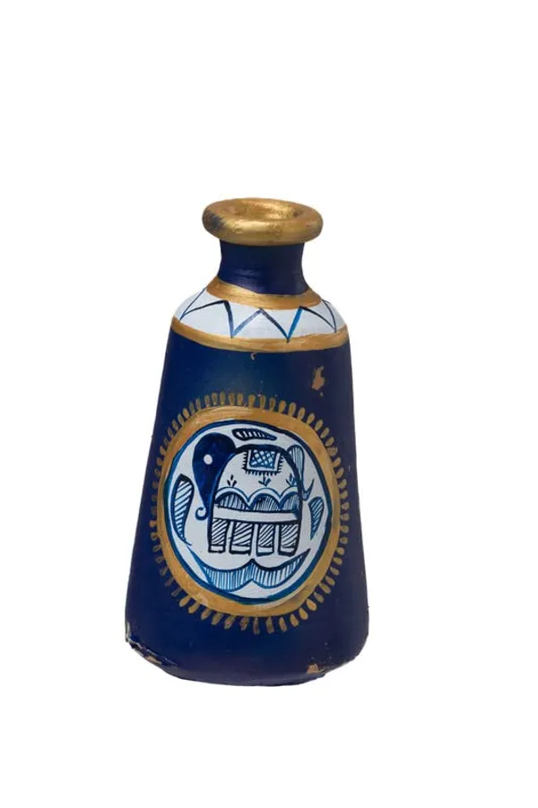 Terracotta_Madhubani_Printed_Flower_Vase