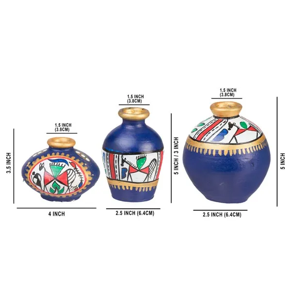 Terracotta_Warli_Printed_Flower_Vase