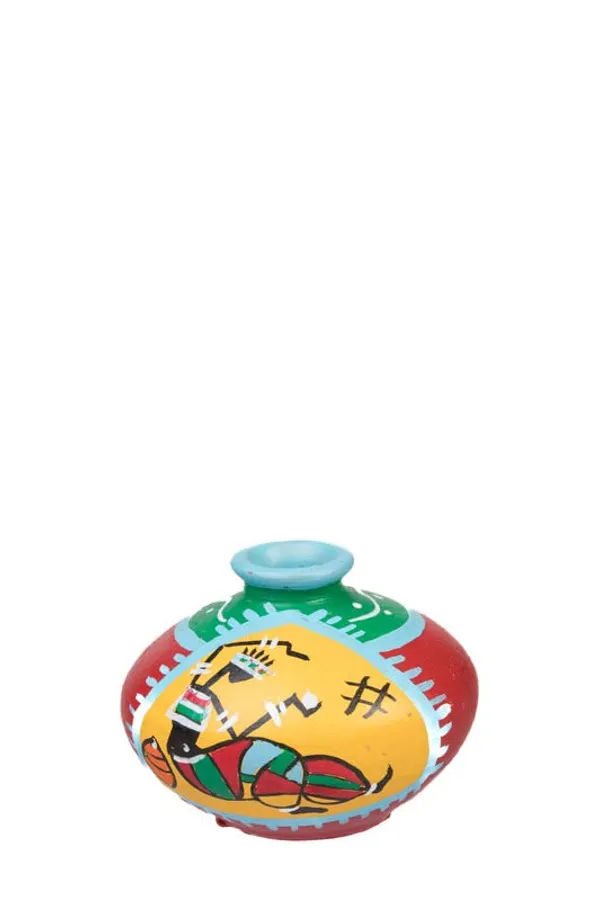 Handmade_Terracotta_Vase_With_African_Print