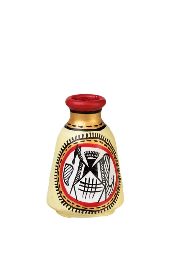 Terracotta_Warli_Printed_Vase