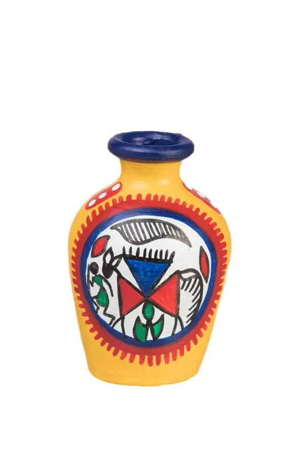Terracotta_Warli_Printed_Vase