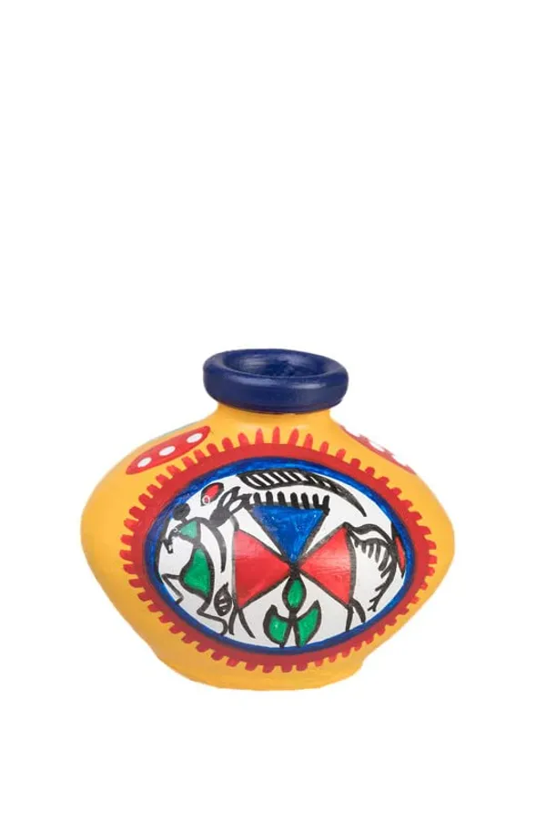 Terracotta_Warli_Printed_Vase