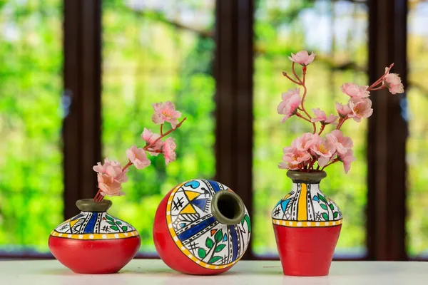 Terracotta_Warli_Printed_Vase