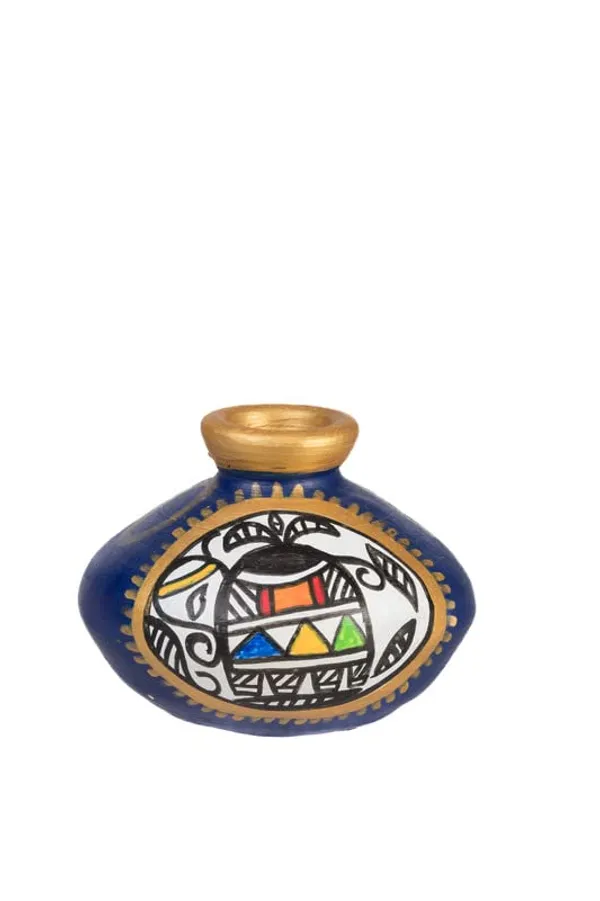 Wheel_Thrown_Terracotta_Madhubani_Vase