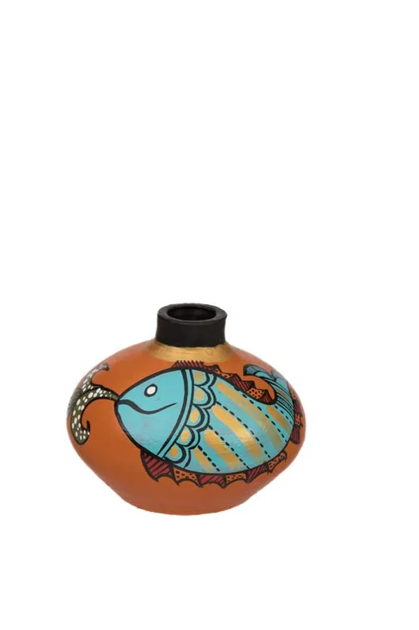 Wheel_Thrown_Terracotta_Flower_Vase
