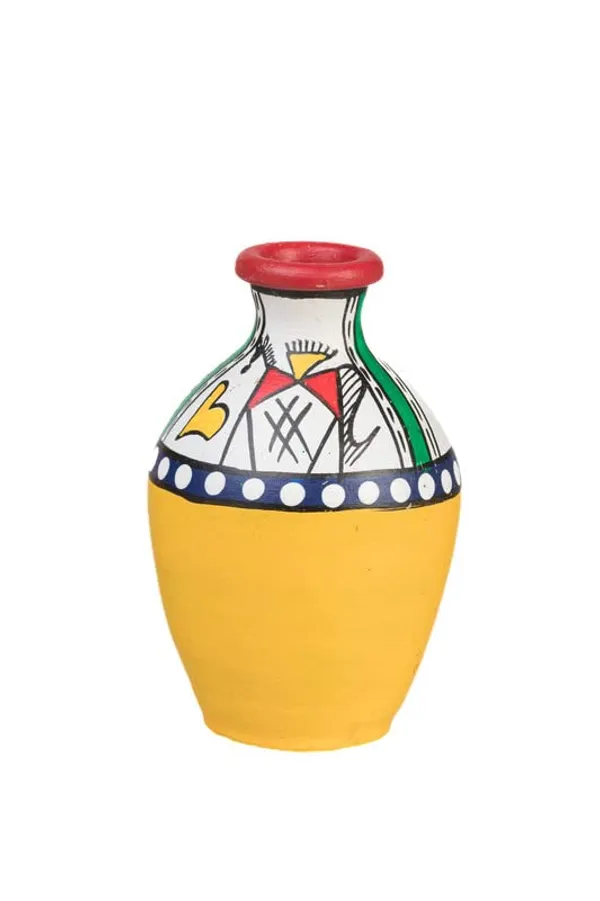 Terracotta_Warli_Printed_Vase